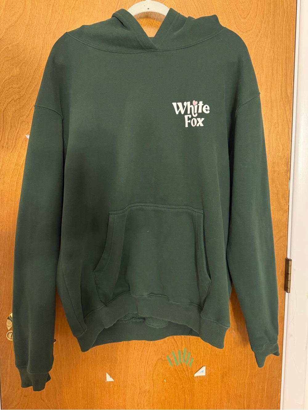 White Fox Women’s Green Hoodie